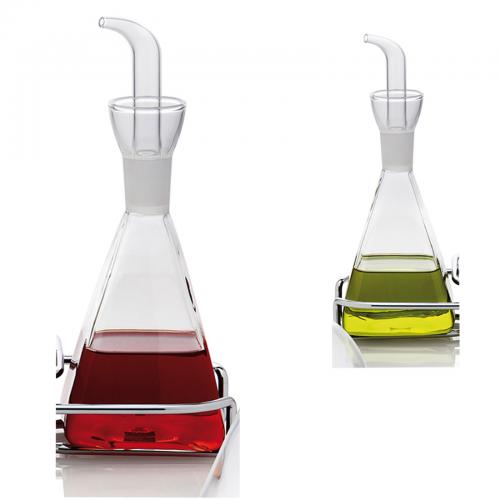 Giannini, Ölkännchen 250 ml, Glas, eckig/Pyramide"