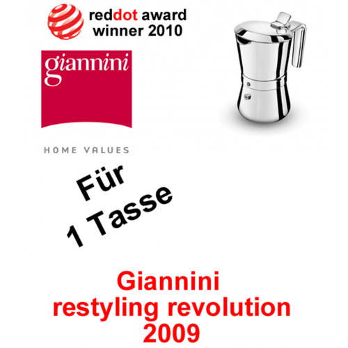 1 Tasse Giannini Restyling Espressokocher 3001010  Giannina