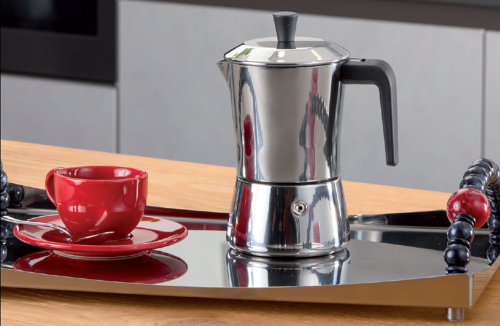 Giannini TUA Review Espressokocher 6/3 Tassen schwarz