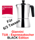 Giannini TUA Review Espressokocher 6/3 Tassen schwarz