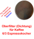Oberfilter 6/3 Tassen Espressokocher Giannini