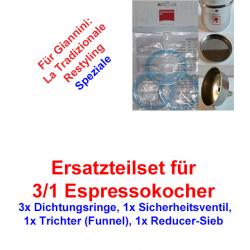 1x Set Ersatzteil 3/1 Espressokocher Giannini
